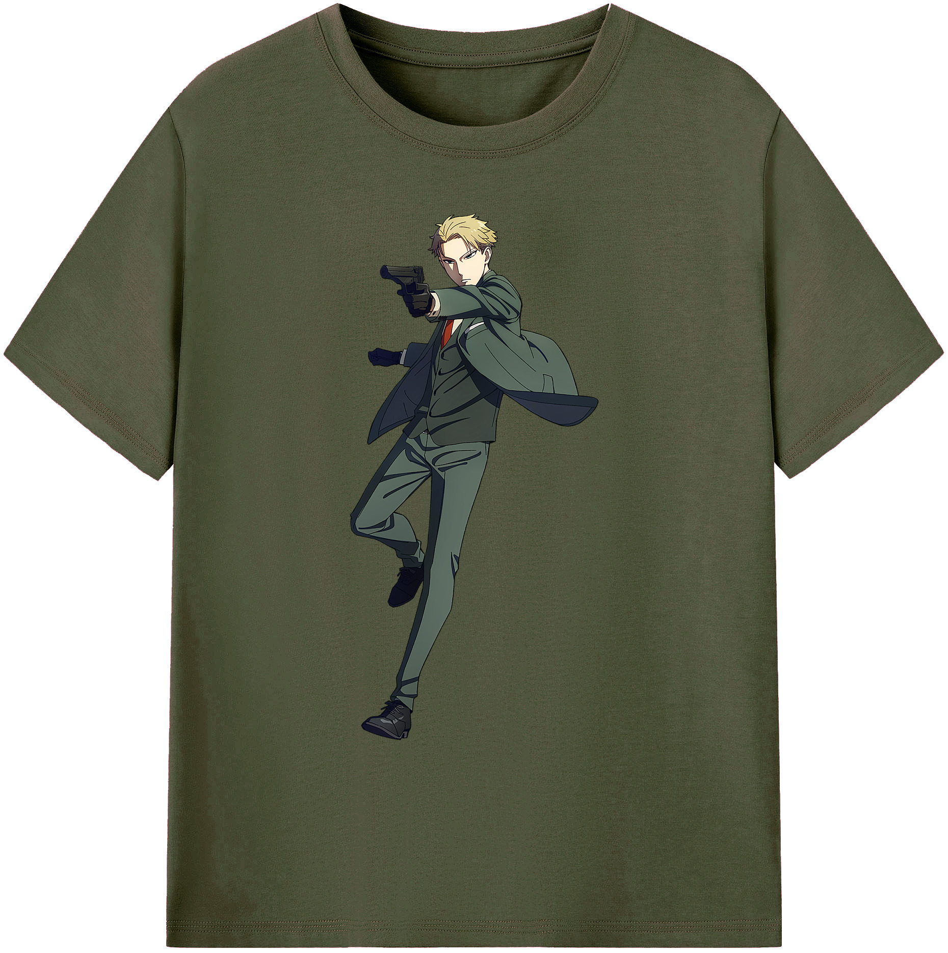 （画像用） SPY×FAMILY间谍家家酒 綿100％ メンズ半袖Tシャツ｜肌触りやわらか＆通気性